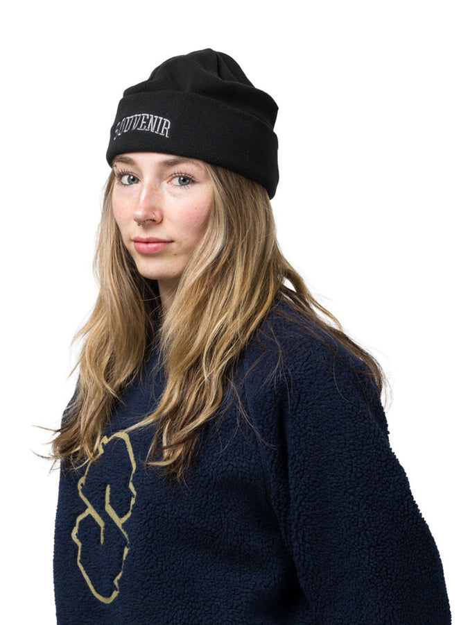 Souvenir Fleece Beanie | BLACK