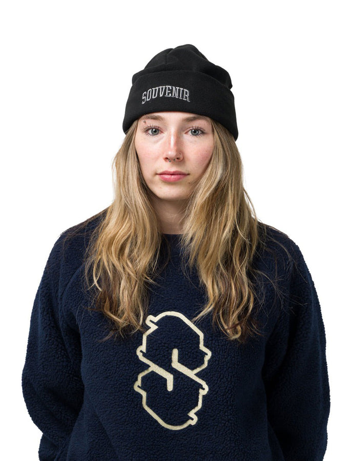 Souvenir Fleece Beanie | BLACK