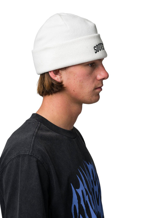 Souvenir Fleece Beanie | WHITE