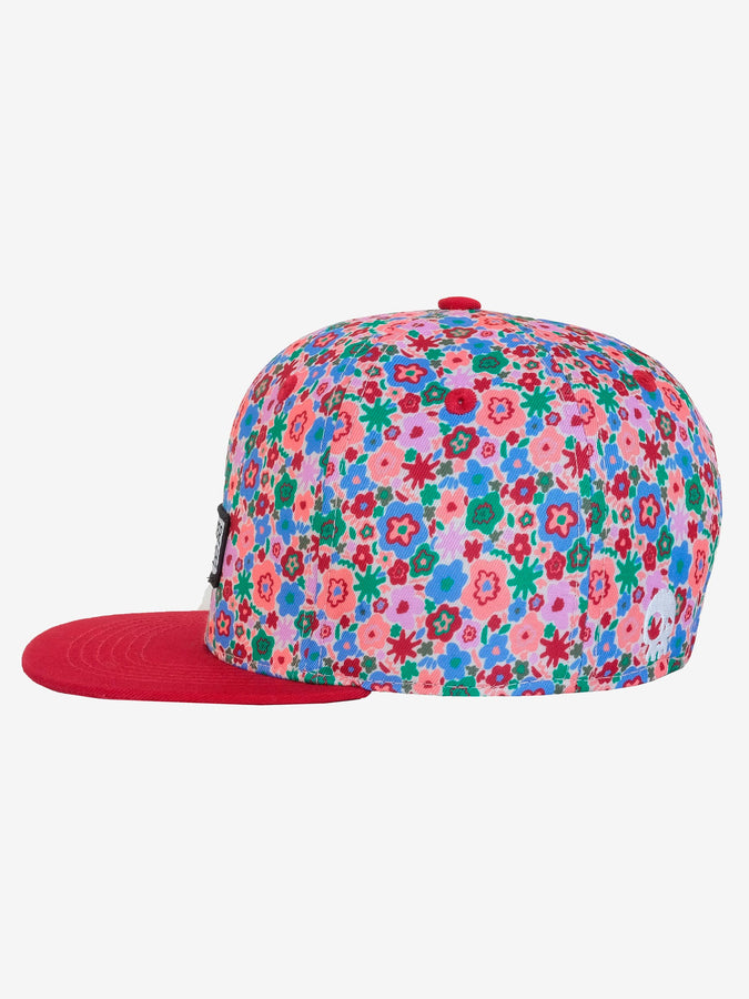 Headtser Floral Dream Snapback Hat | MERLOT