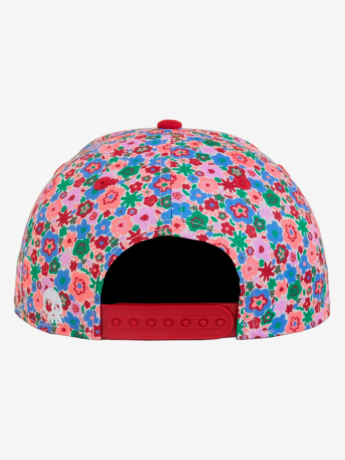 Headtser Floral Dream Snapback Hat | MERLOT