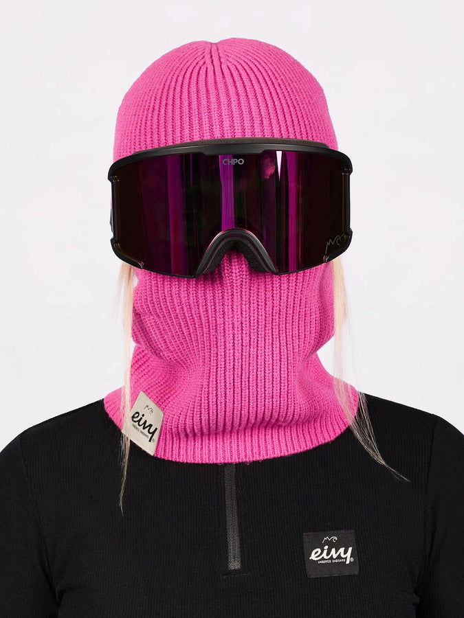 Eivy Foldable Knit True Pink Balaclava Beanie | TRUE PINK