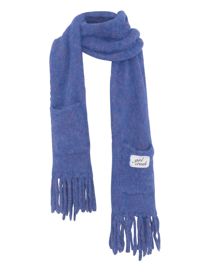 Girl Crush Boreal Pocketed Scarf Fall 2025 | COBALT MULTI