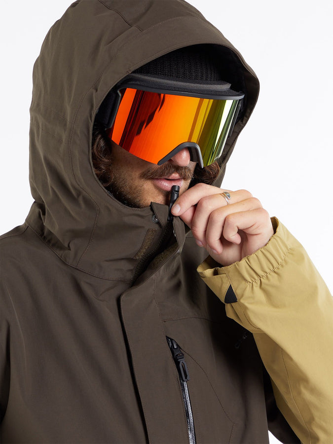 Volcom GORE-TEX L Insulated Snowboard Jacket 2024 | BROWN (BRN)