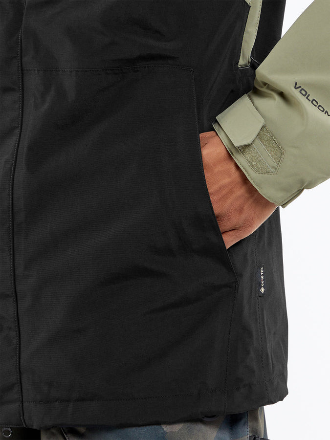 Volcom GORE-TEX L Insulated Snowboard Jacket 2024 | LIGHT MILITARY (LTM)