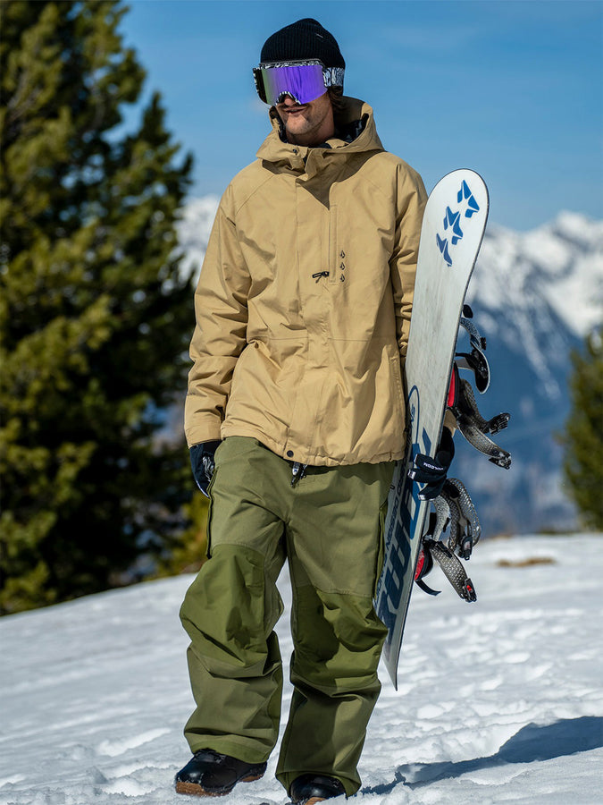 Volcom GORE-TEX Dua Insulated Snowboard Jacket 2024 | DARK KHAKI (DKA)