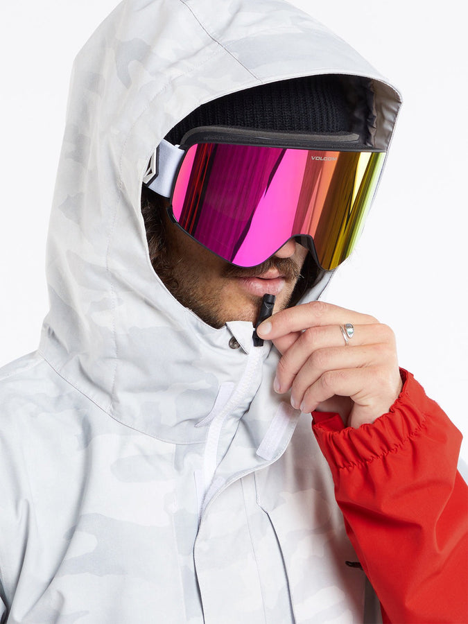 Volcom V.Co Op Insulated White Camo Snowboard Jacket 2024 | WHITE CAMO (WHC)