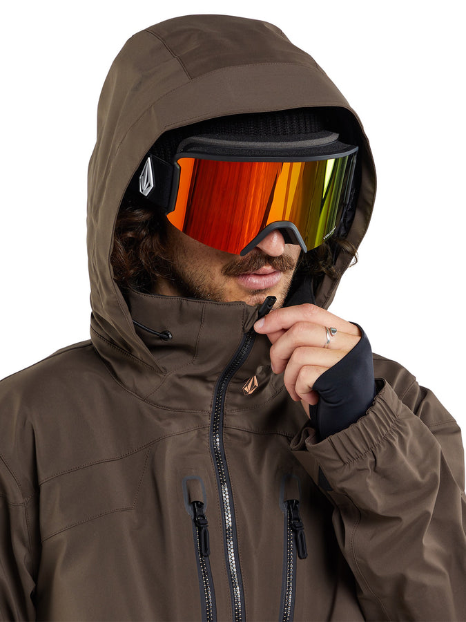 Volcom GORE-TEX Guch Stretch Snowboard Jacket 2024 | BROWN (BRN)
