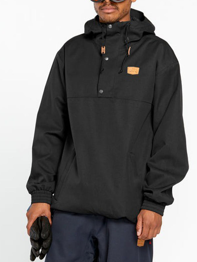 Volcom Longo 20K Pullover Snowboard Jacket 2025 | BLACK (BLK)