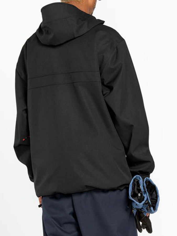 Volcom Longo 20K Pullover Snowboard Jacket 2025 | BLACK (BLK)