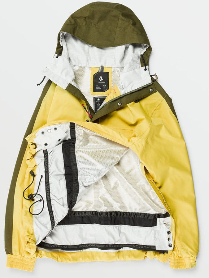 Volcom Longo 20K Pullover Snowboard Jacket 2025 | DARK YELLOW (DKY)