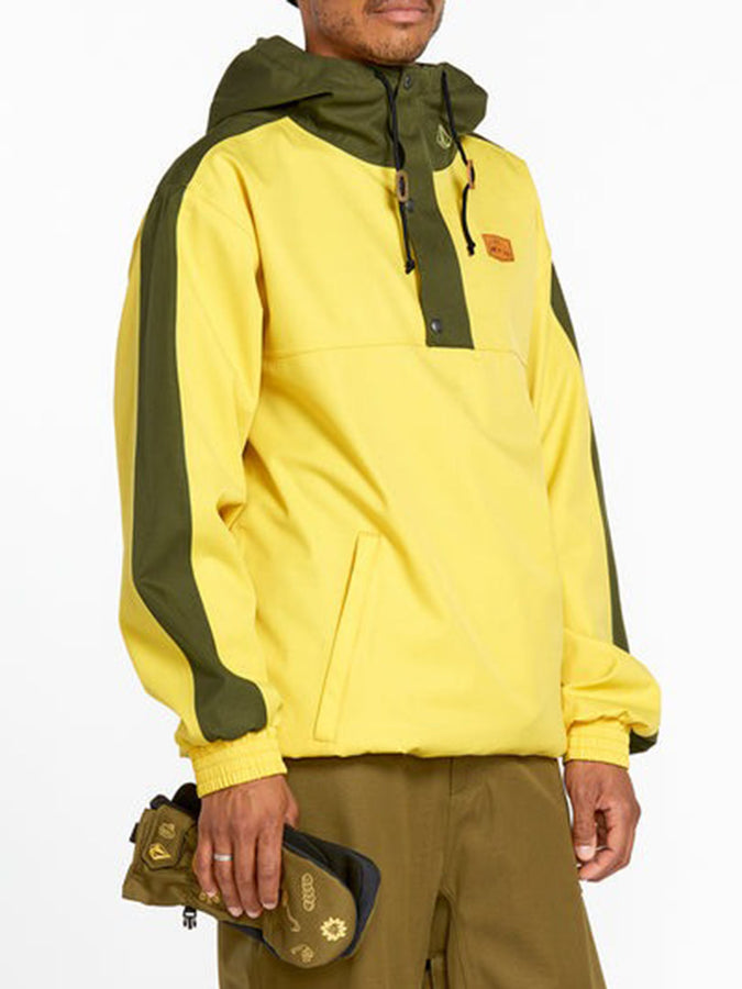 Volcom Longo 20K Pullover Snowboard Jacket 2025 | DARK YELLOW (DKY)