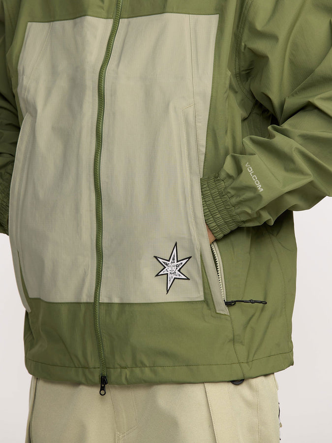 Volcom Arthur 3L Jacket Winter 2026 | DARK OLIVE (DKO)