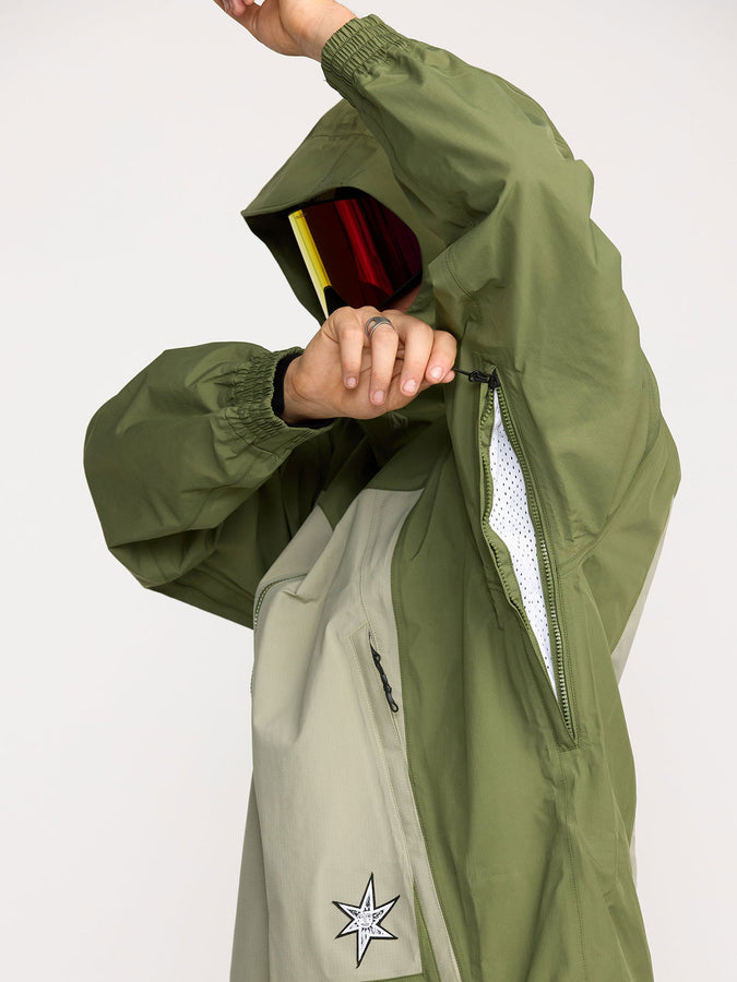 Volcom Arthur 3L Jacket Winter 2026 | DARK OLIVE (DKO)