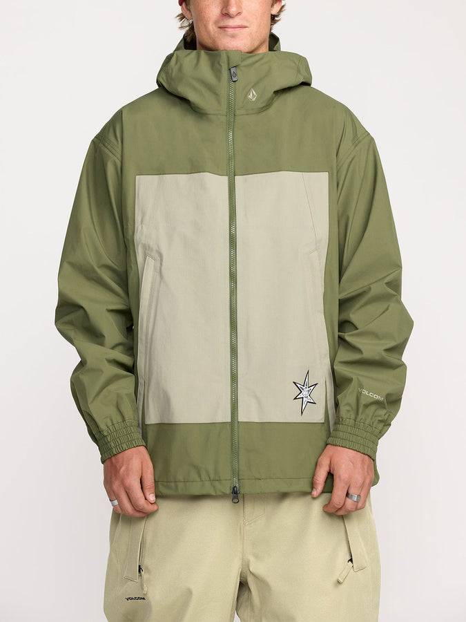 Volcom Arthur 3L Jacket Winter 2026 | DARK OLIVE (DKO)