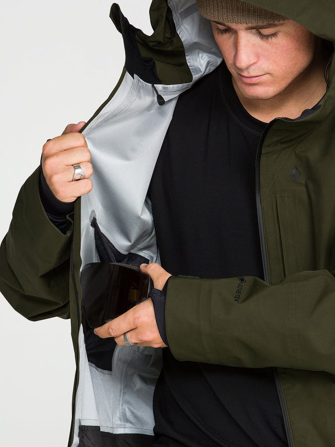 Volcom GORE-TEX Tester 3L 2027 – Shell Jacket | DARK GREEN (DGN)