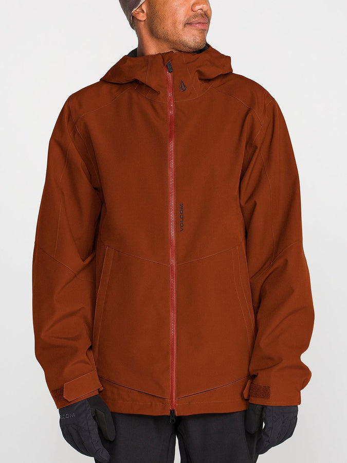 Volcom Brighton 2027 – Shell Jacket | BURNT ORANGE (BOG)