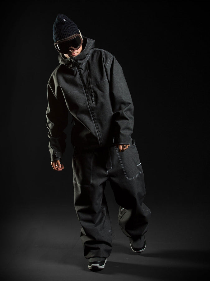 Volcom Top Stitch 2027 – Shell Jacket | BLACK DENIM (BD0)