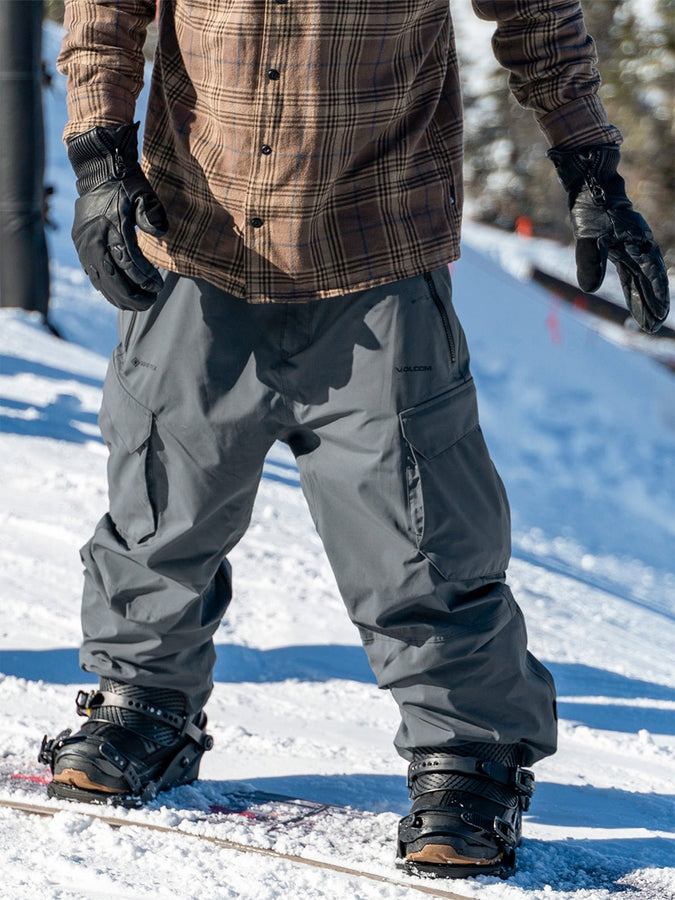 Volcom GORE-TEX Stone Stretch Snowboard Pants 2024 | DARK GREY (DGR)