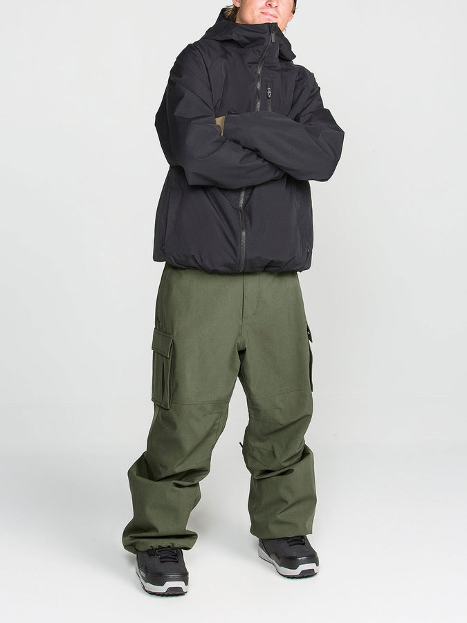 Volcom NWRK 20K Baggy 2027 – Shell Pants | DARK GREEN (DGN)