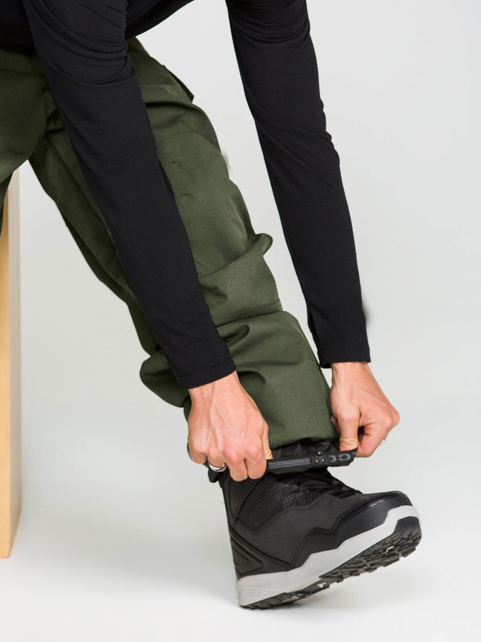 Volcom NWRK 20K Baggy 2027 – Shell Pants | DARK GREEN (DGN)