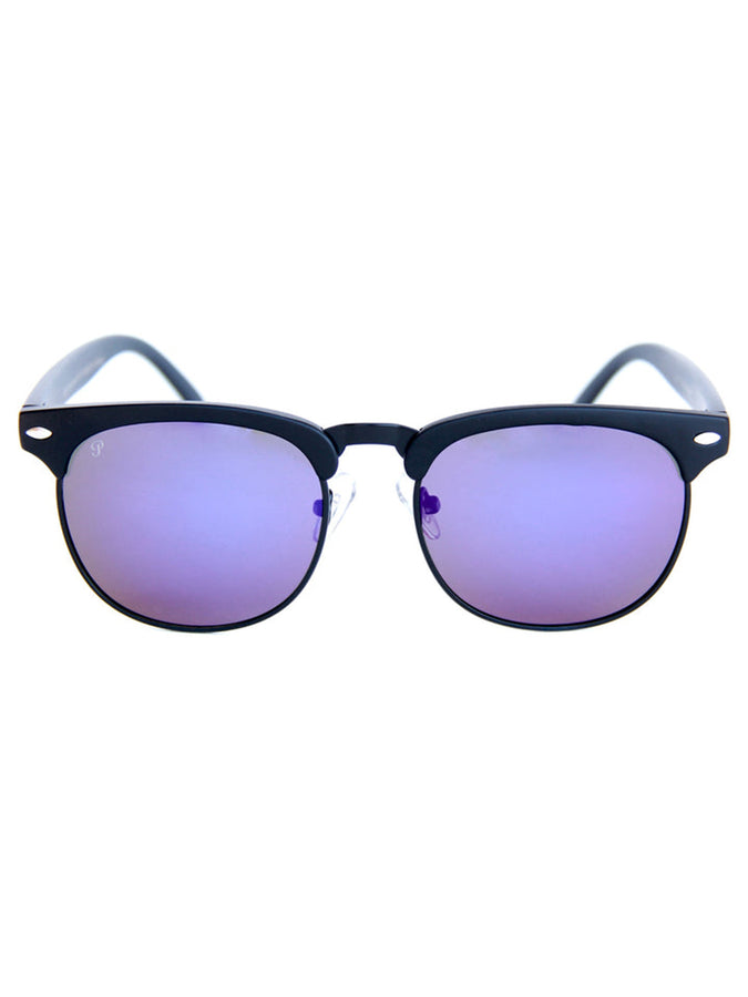 Happy Hour G2's Polarized Sunglasses | MATTE BLACK/BLUE MIRROR