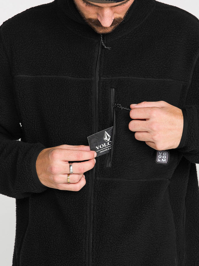 Volcom Nelson Sherpa Jacket Winter 2027 | BLACK (BLK)