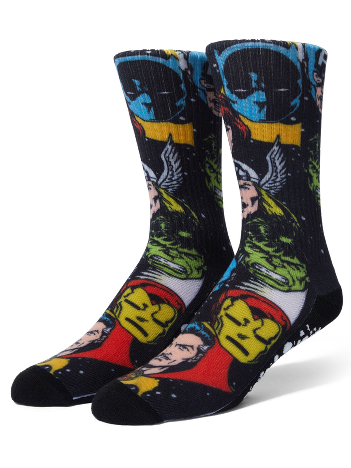 Huf x Avengers Galactic Heads Socks | EMPIRE