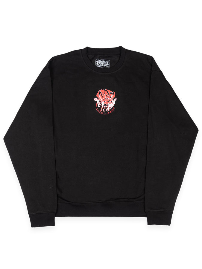 Frosted Skateboards Starcult Crewneck Sweatshirt Fall 2025 | BLACK