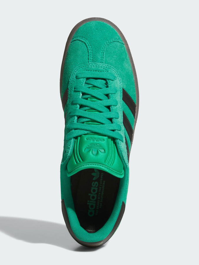 Adidas Gazelle Adv Court Green/Black/Gum 5 Shoes Spring 2026 | COURT GREEN/CORE BLACK/GUM 5