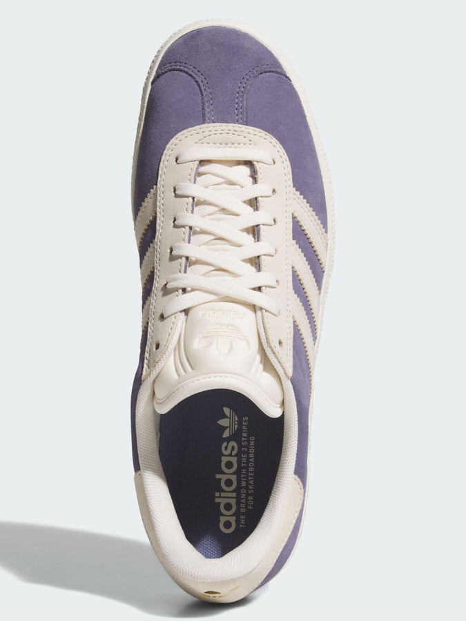 Adidas Gazelle ADV Super Purple/White/Gold Shoes Spring 2026 | SUPER PURPLE/CHALK WHT/GLD MET