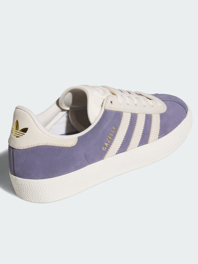 Adidas Gazelle ADV Super Purple/White/Gold Shoes Spring 2026 | SUPER PURPLE/CHALK WHT/GLD MET