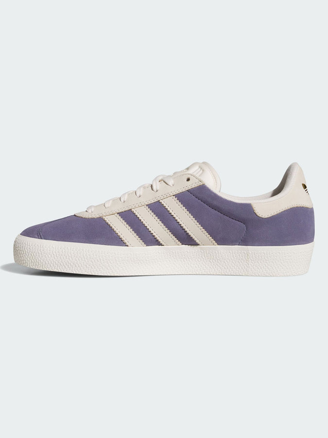 Adidas Gazelle ADV Super Purple/White/Gold Shoes Spring 2026 | SUPER PURPLE/CHALK WHT/GLD MET
