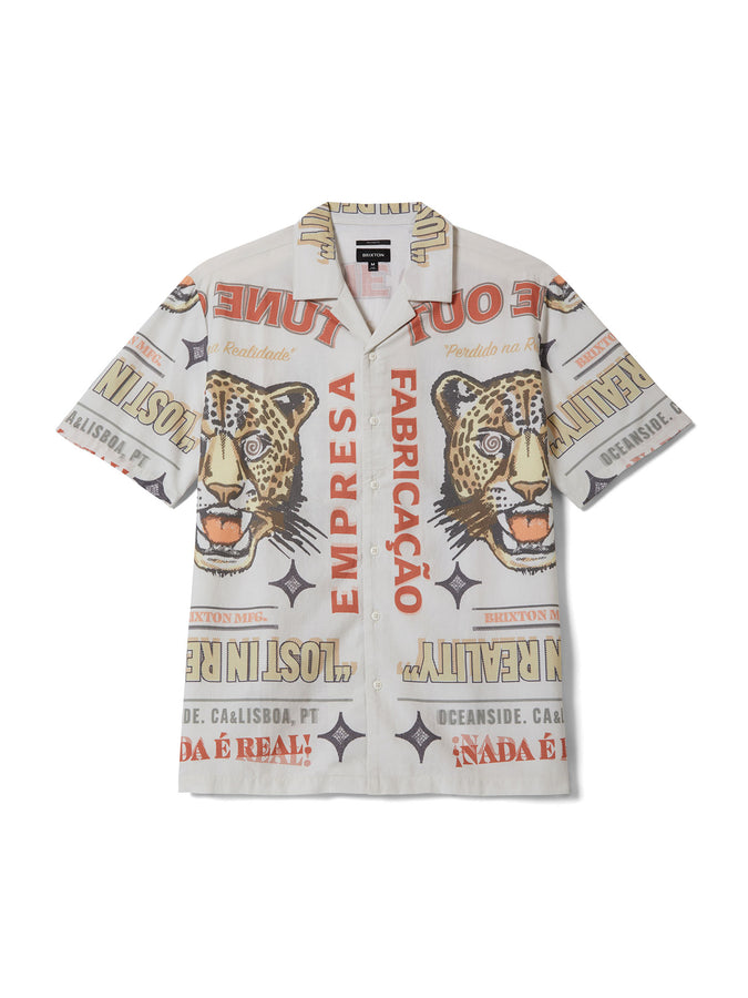 Brixton Getaway Short Sleeve Buttondown Shirt Spring 2026 | LOST IN REALITY PRINT