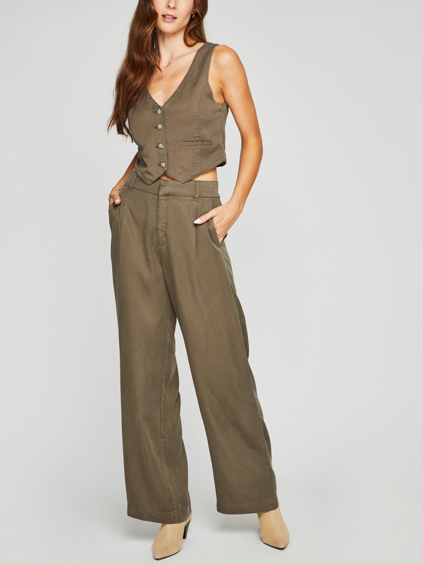 Gentle Fawn Pants GF2310-7306 'Hayes' Mid Rise Flare Leg 10'23