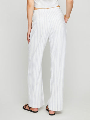 Gentle Fawn Elliot Women White Stripe Pants Spring 2024
