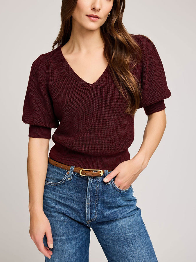 Gentle Fawn Phoebe Sweater Fall 2025 | MERLOT