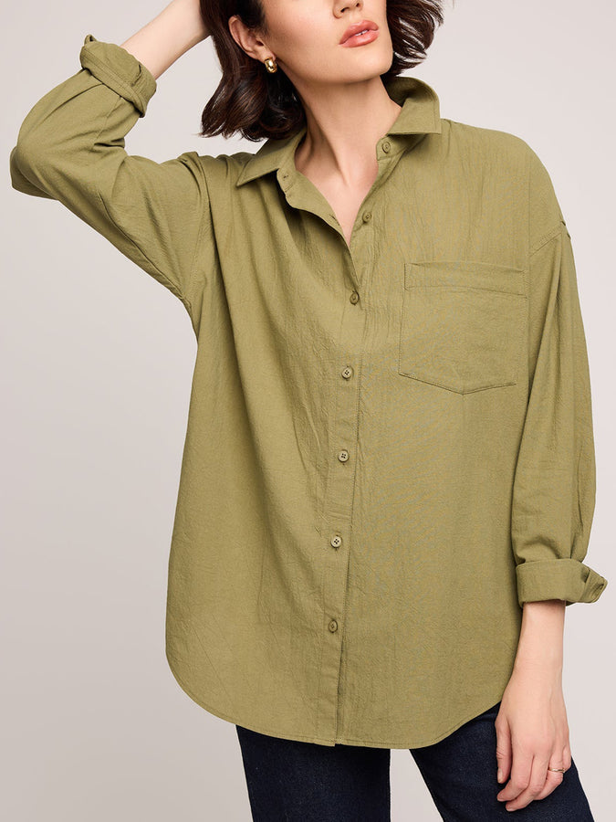 Gentle Fawn Callahan Long Sleeves Buttondown Shirt Fall 2025 | VINE
