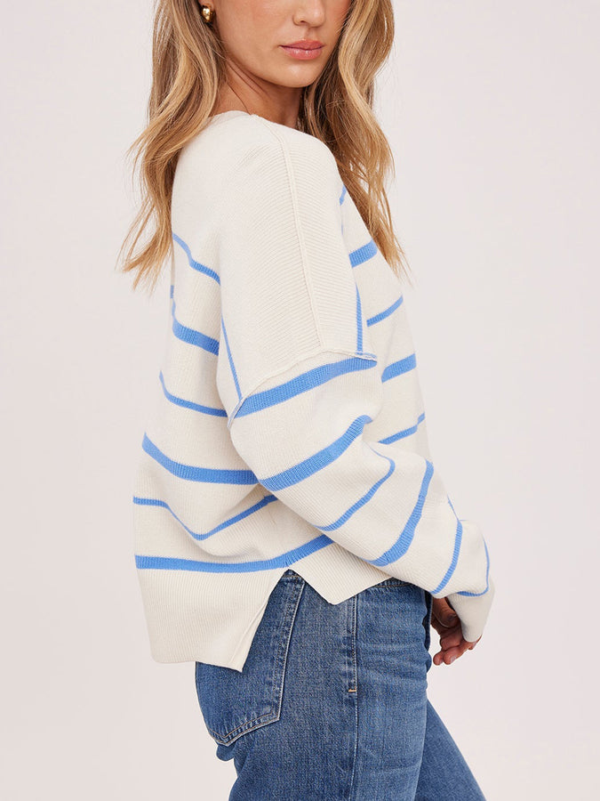 Gentle Fawn Echo Stripe Sweater Spring 2026 |SKY STRIPE