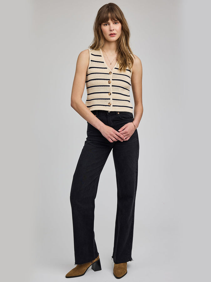 Gentle Fawn Mariana Vest Spring 2026 |NAVY STRIPE