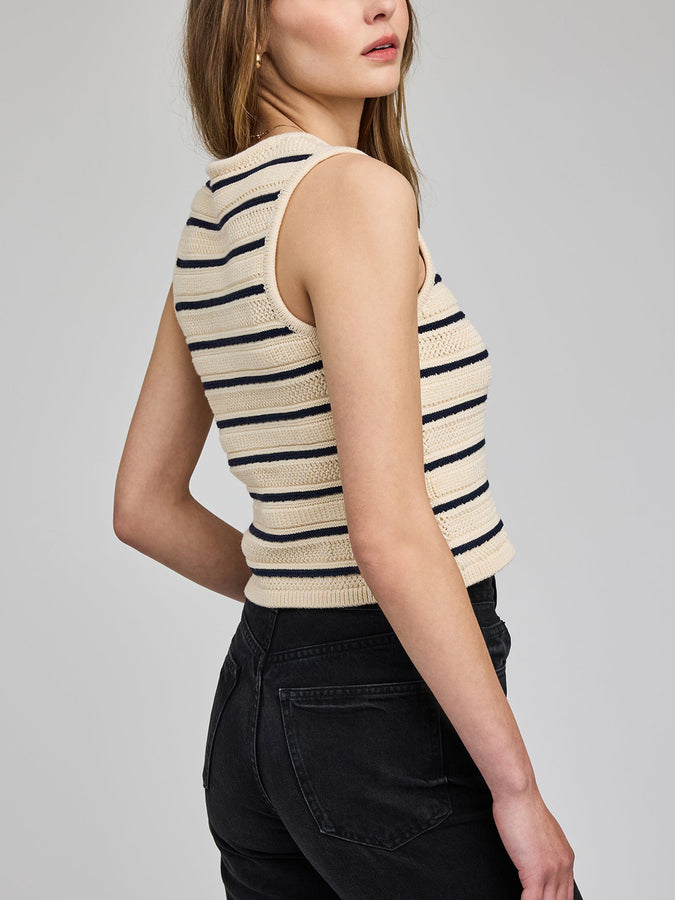 Gentle Fawn Mariana Vest Spring 2026 |NAVY STRIPE