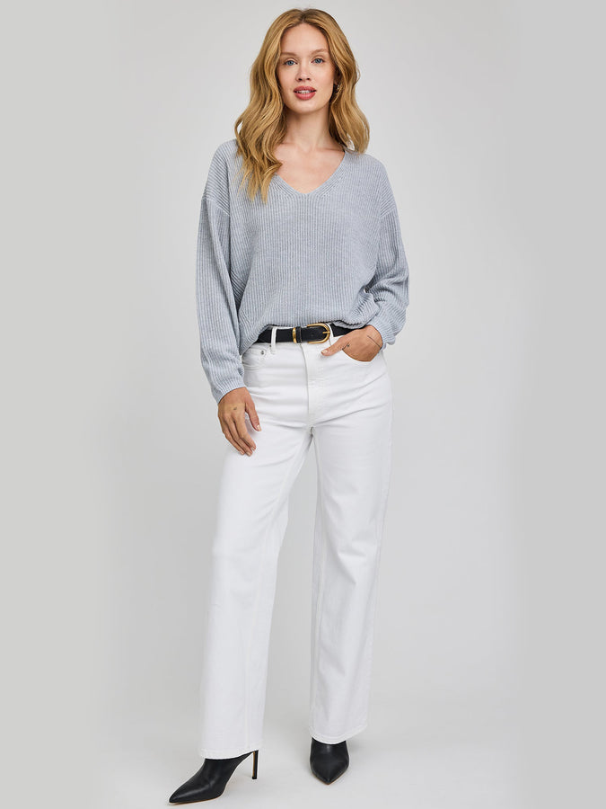 Gentle Fawn Tucker Sweater Spring 2026 | HEATHER GREY