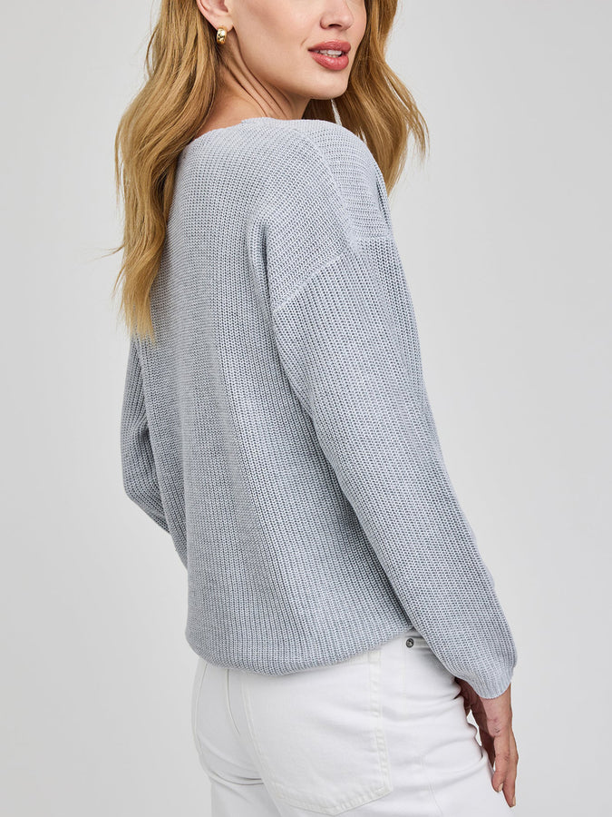 Gentle Fawn Tucker Sweater Spring 2026 | HEATHER GREY