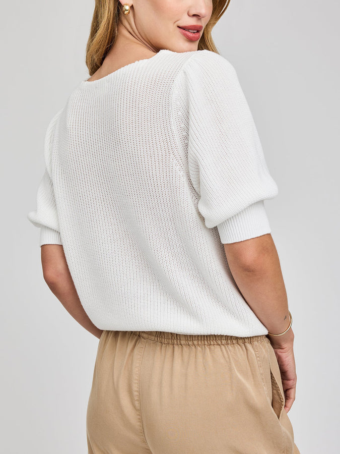 Gentle Fawn Phoebe Sweater Spring 2026 | WHITE