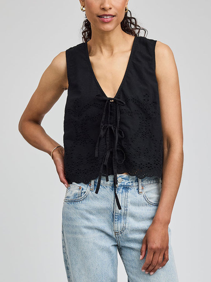 Gentle Fawn Rhea Sleeveless Top Spring 2026 | BLACK