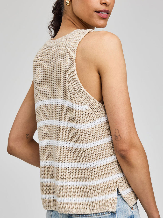 Gentle Fawn Andrea Tank Top Spring 2026 | WHITE STRIPE