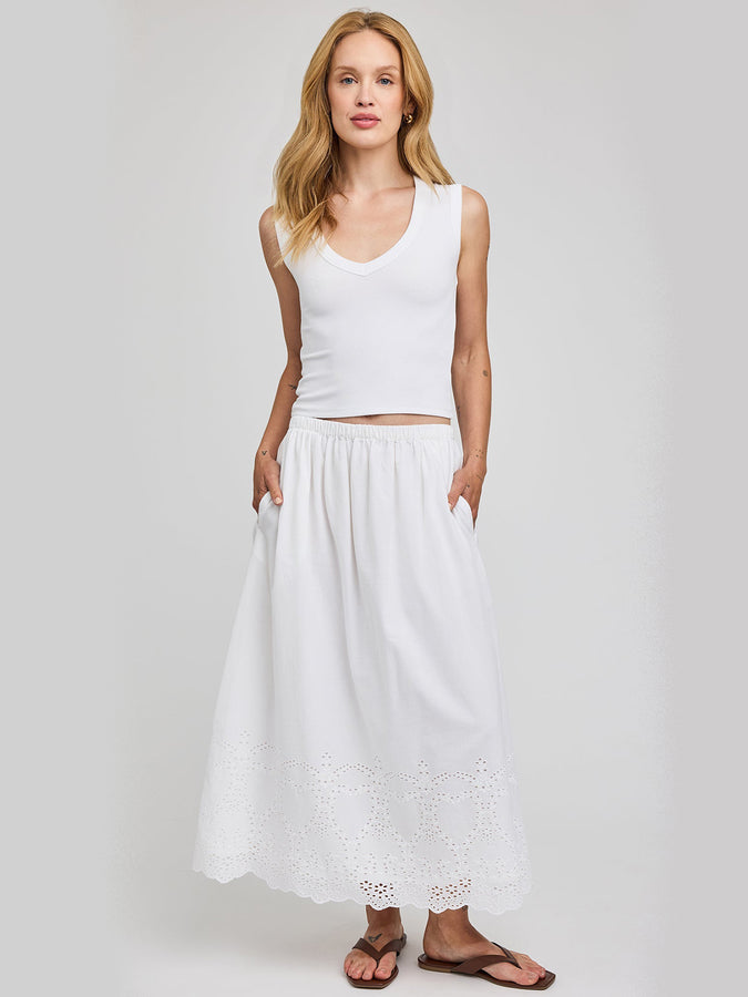 Gentle Fawn Elodie Skirt Spring 2026 | WHITE