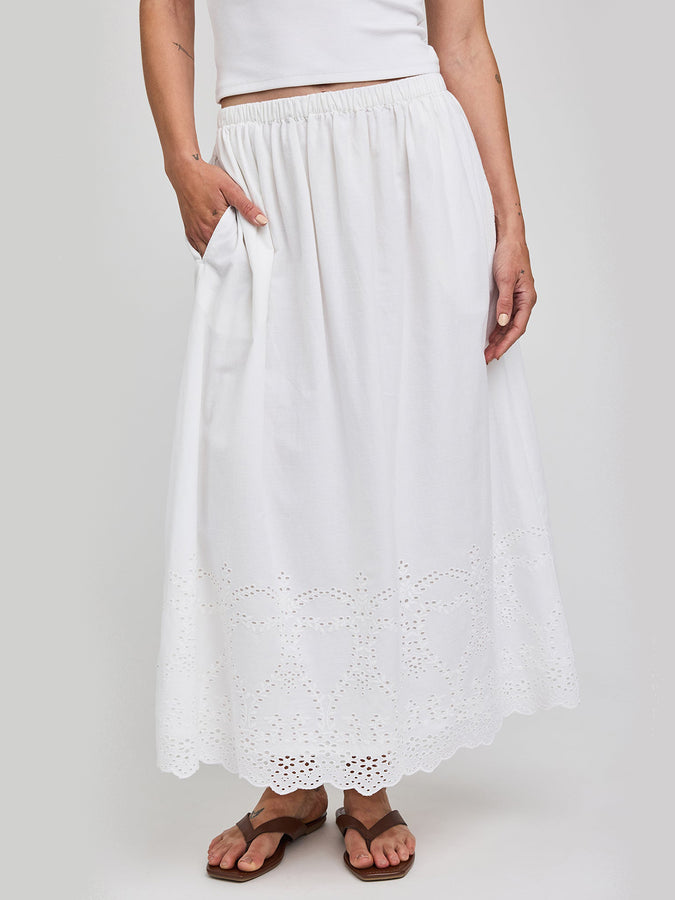 Gentle Fawn Elodie Skirt Spring 2026 | WHITE