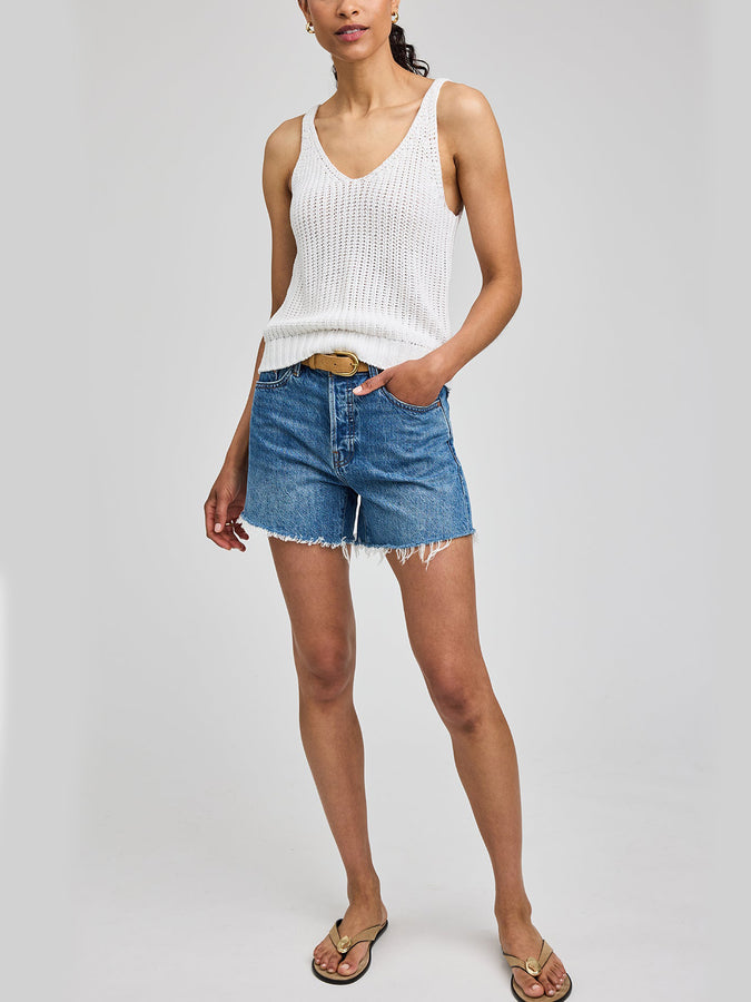 Gentle Fawn Lizzie Tank Top Summer 2026 |  WHITE