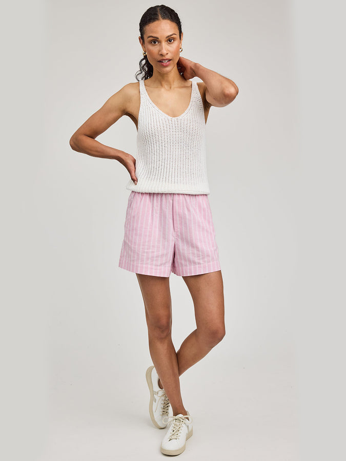 Gentle Fawn Lima Shorts Summer 2026 | CARNATION STRIPE